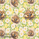 Design 418 - Yellow Echidna Fabric