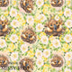 Design 418 - Yellow Echidna Fabric