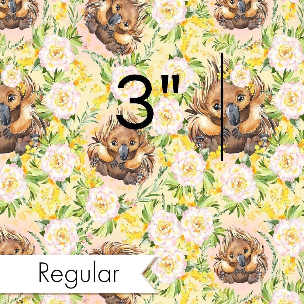 Design 418 Yellow Echidna Fabric – made-to-order custom fabric by the metre | Fabric by Missy Rose