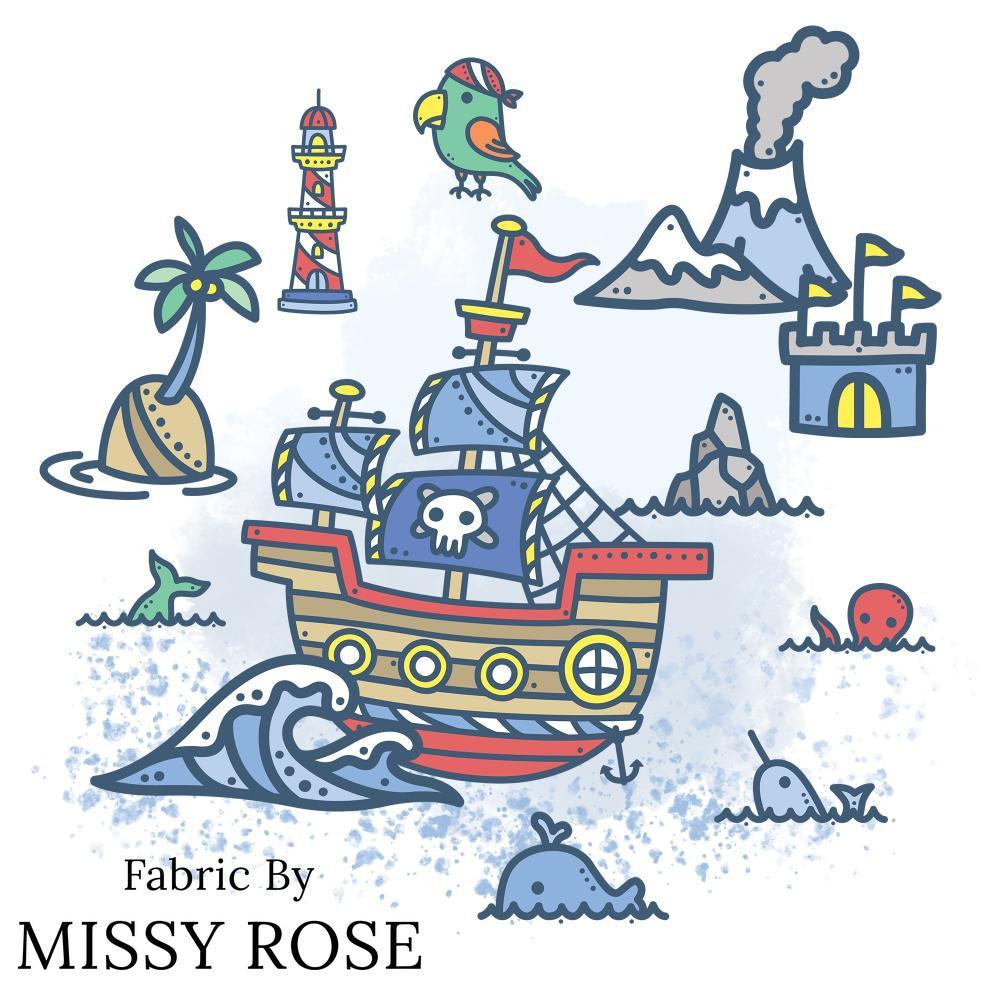 Design 419 Panel Fabric – made-to-order custom fabric by the metre | Fabric by Missy Rose