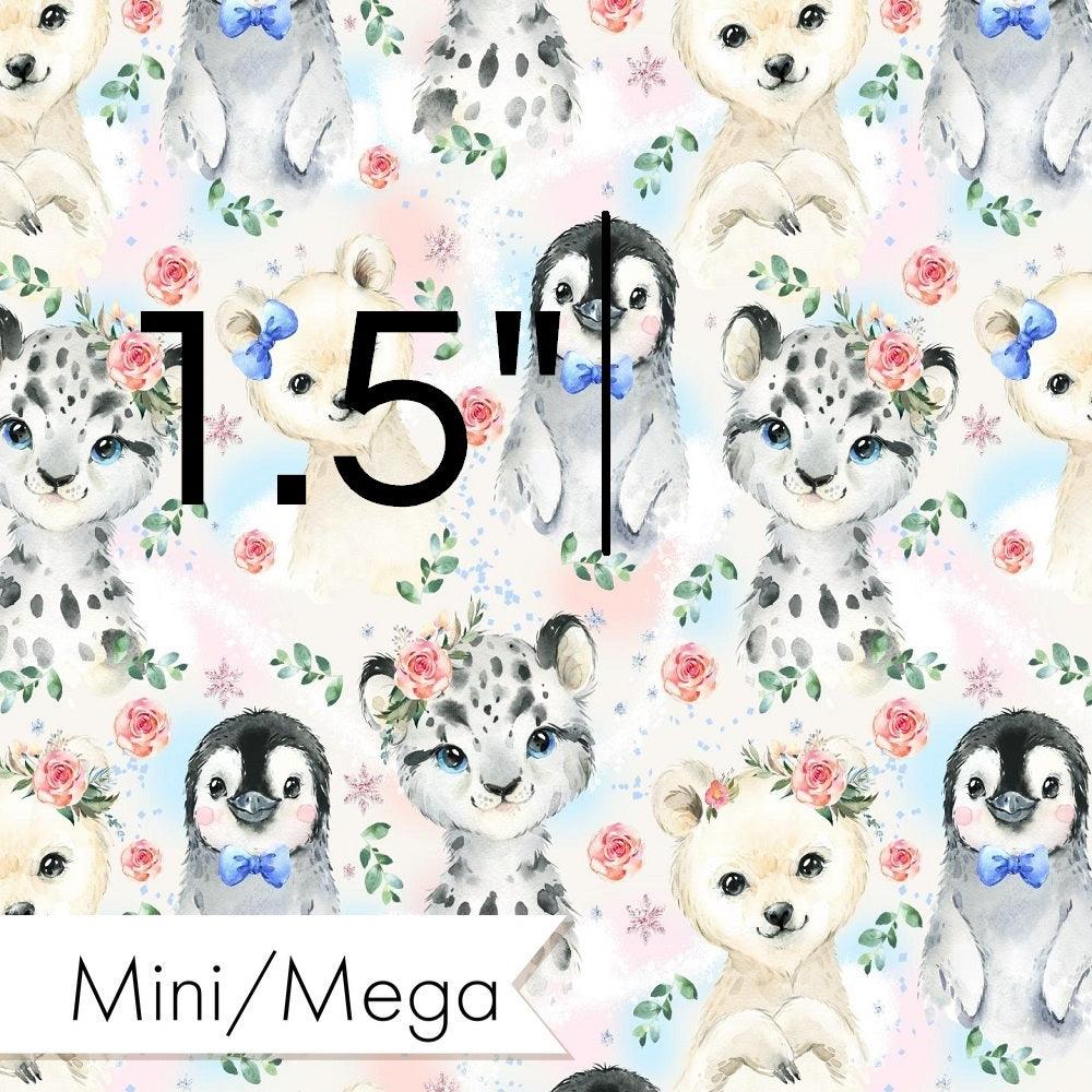Design 421 Snow Animals Fabric – premium custom printed fabric for sewing | Fabric by Missy Rose