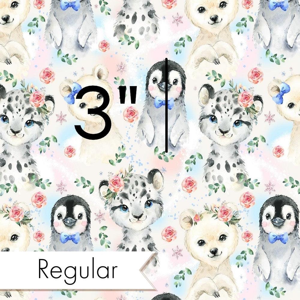 Design 421 Snow Animals Fabric – Australian custom printed fabric pre-order | Fabric by Missy Rose