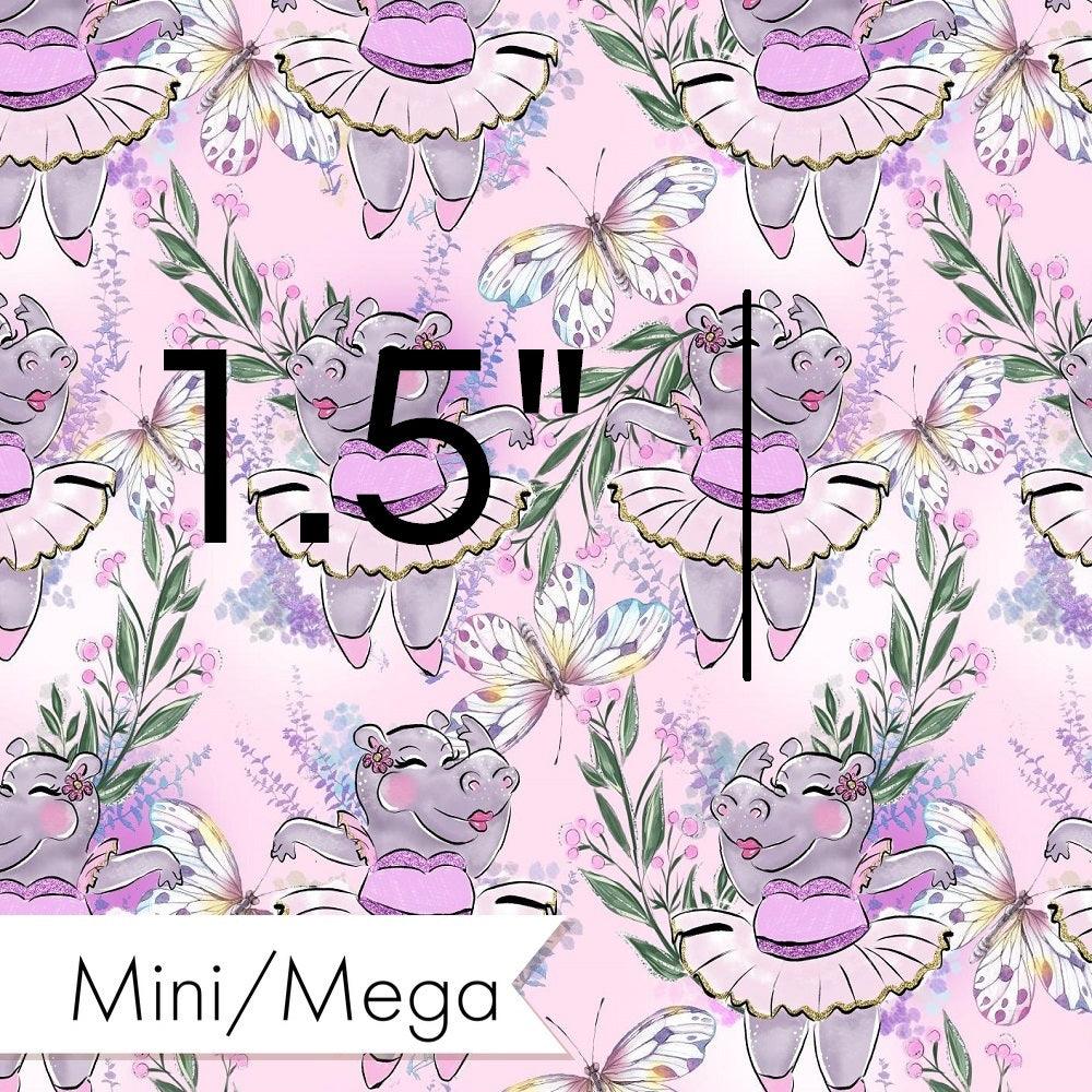 Design 422 Hippo Fabric – custom printed pre-order fabric Australia | Fabric by Missy Rose