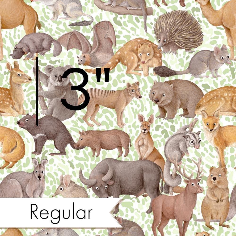 Design 424 Australian Animals Fabric – premium custom printed fabric for sewing | Fabric by Missy Rose