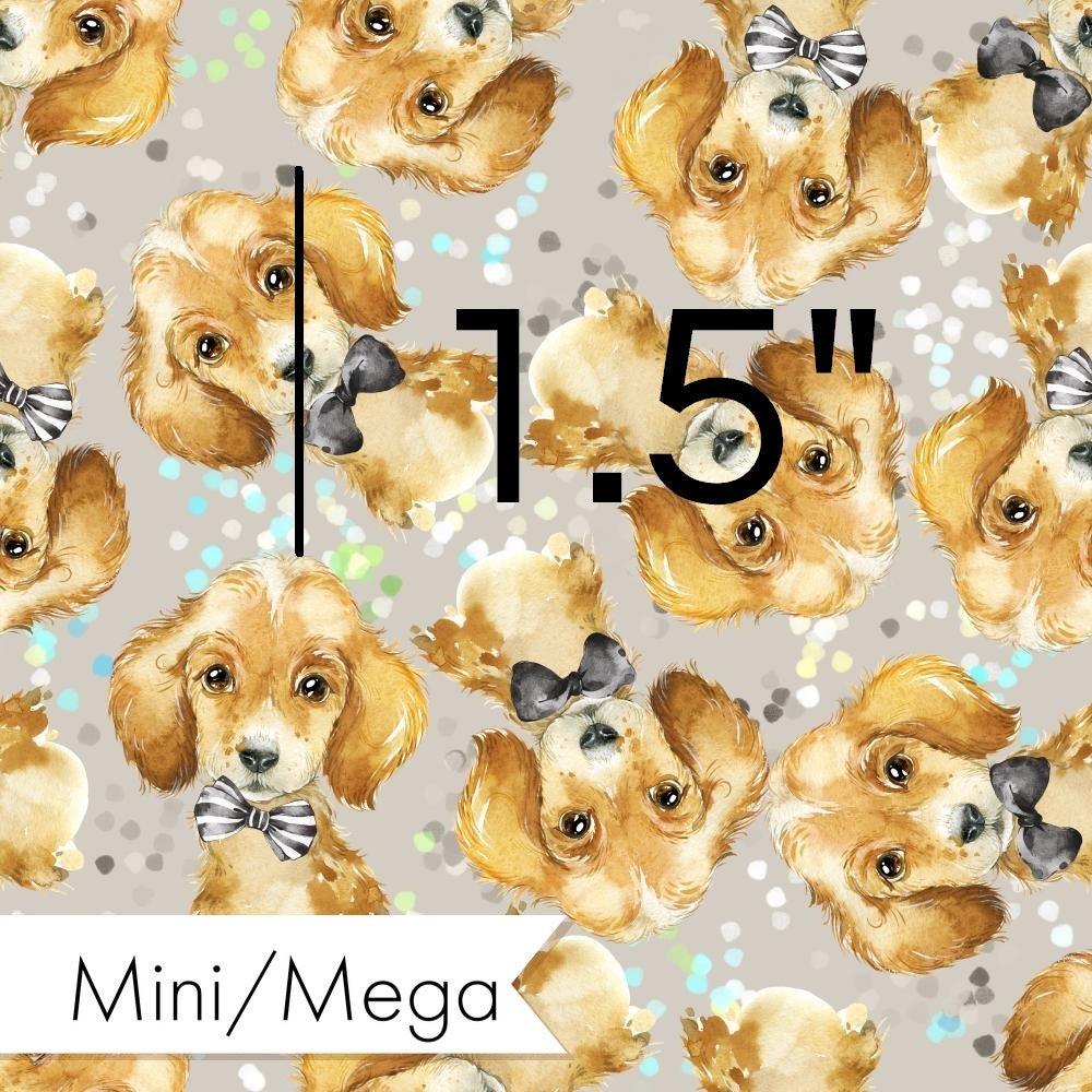 Design 426 Grey Dogs Fabric – premium custom printed fabric for sewing | Fabric by Missy Rose