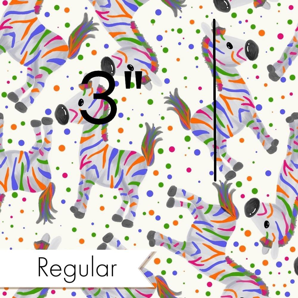 Design 428 Colourful Zebra Fabric – made-to-order custom fabric by the metre | Fabric by Missy Rose
