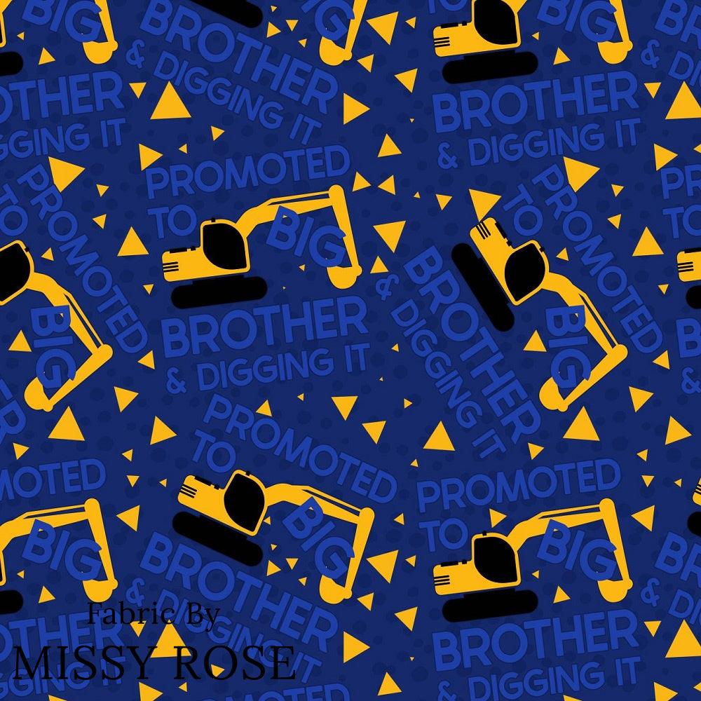 Design 43 Big Brother Fabric – premium custom printed fabric for sewing | Fabric by Missy Rose