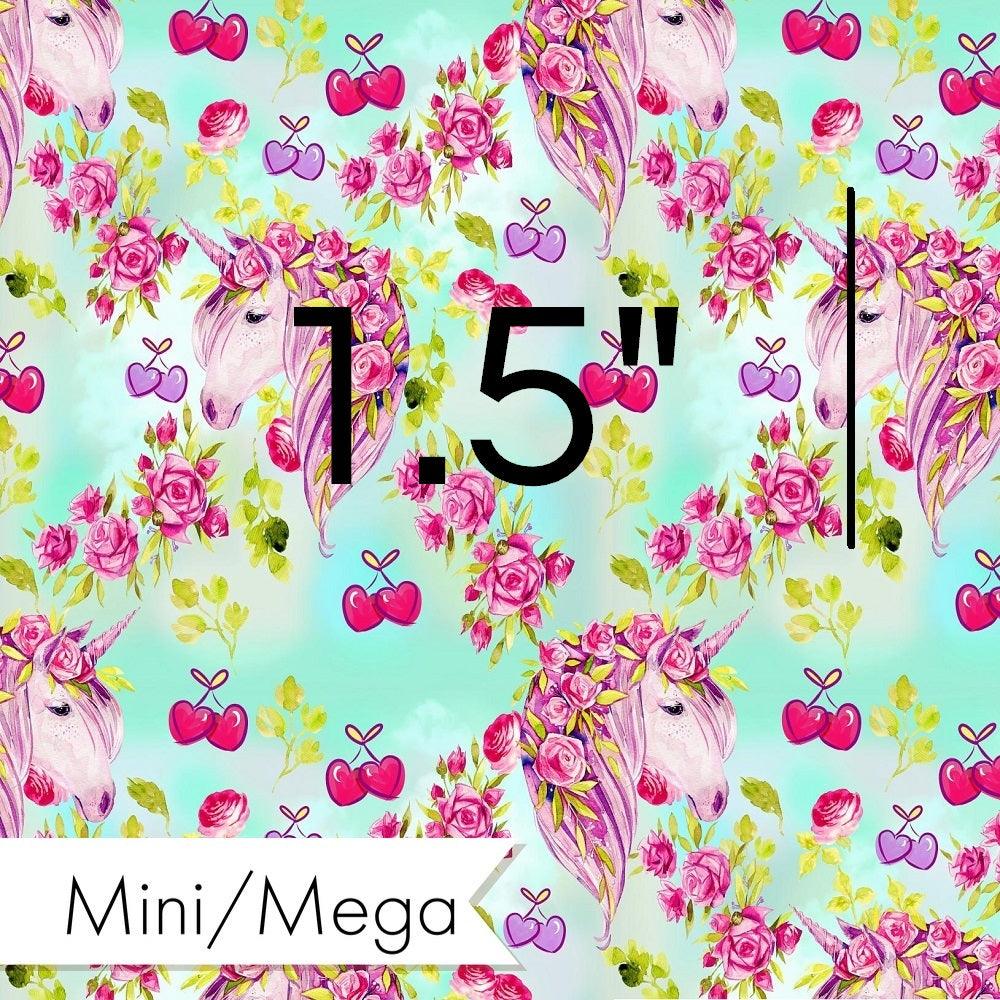 Design 431 Cherry Unicorn Fabric – premium custom printed fabric for sewing | Fabric by Missy Rose