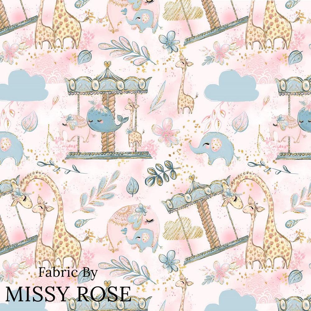 Design 432 Whimsical Carousel Fabric – made-to-order custom fabric by the metre | Fabric by Missy Rose