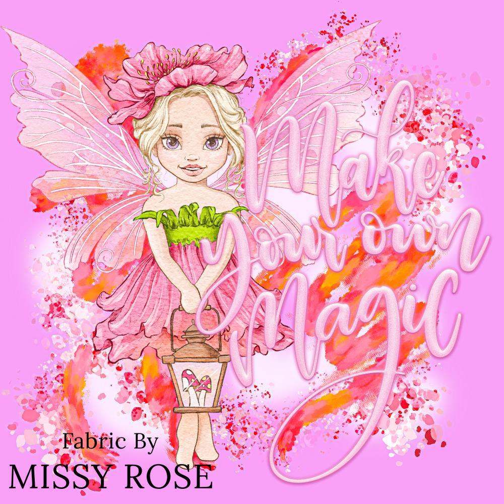 Design 434 Panel Fabric – custom printed pre-order fabric Australia | Fabric by Missy Rose