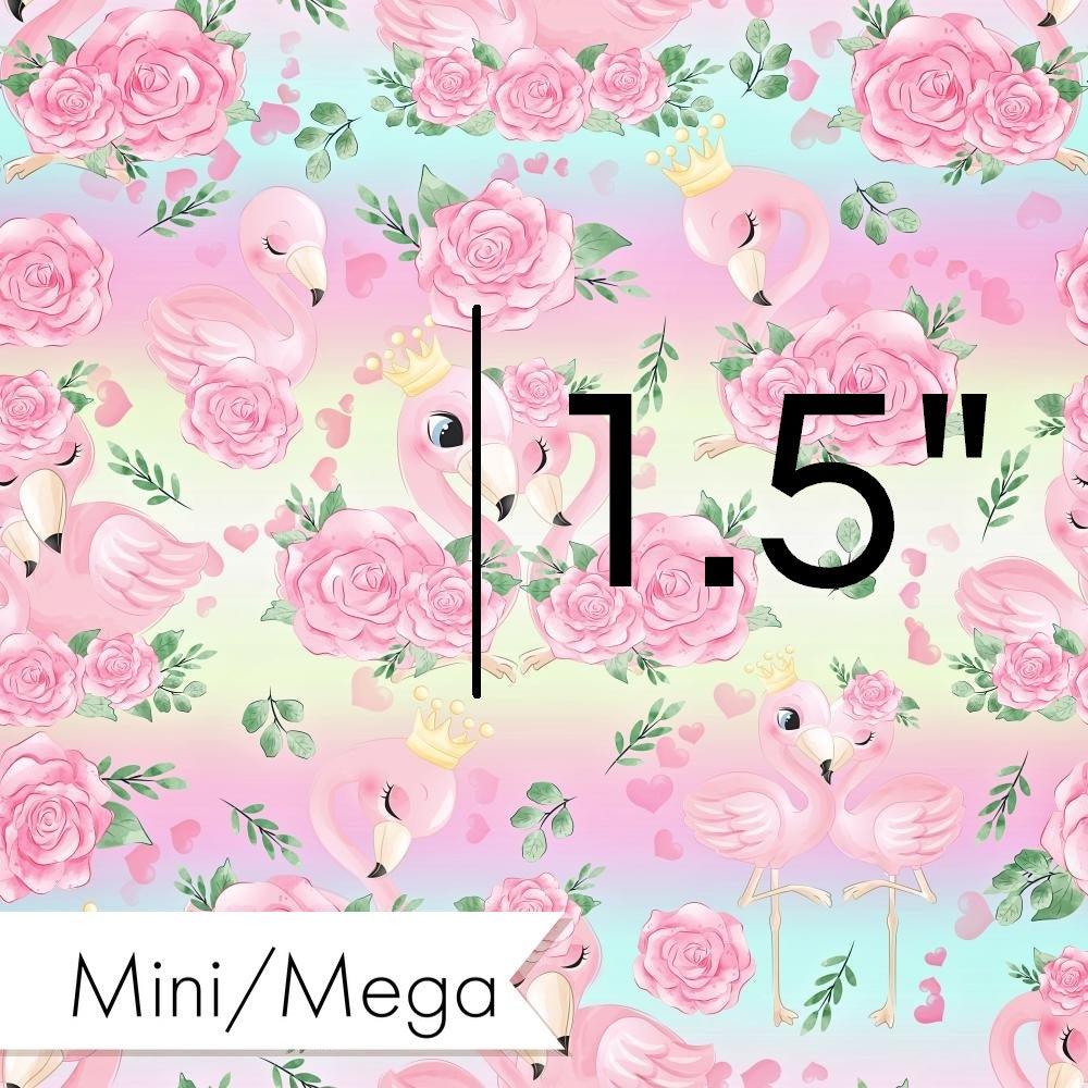 Design 435 Pastel Flamingo Fabric – custom printed pre-order fabric Australia | Fabric by Missy Rose