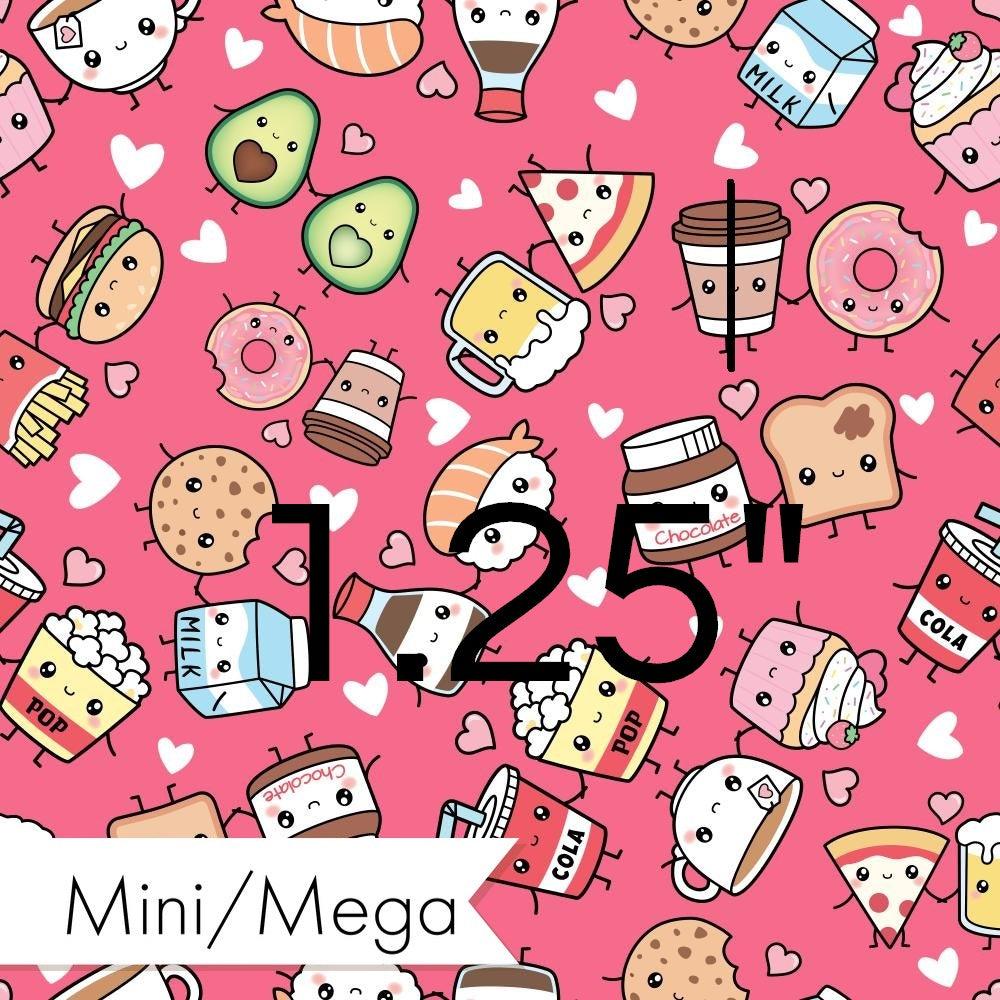 Design 437 Pink Foods Fabric – made-to-order custom fabric by the metre | Fabric by Missy Rose