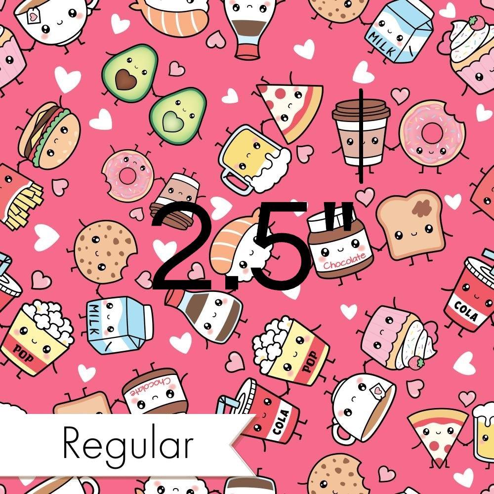 Design 437 Pink Foods Fabric – custom printed pre-order fabric Australia | Fabric by Missy Rose