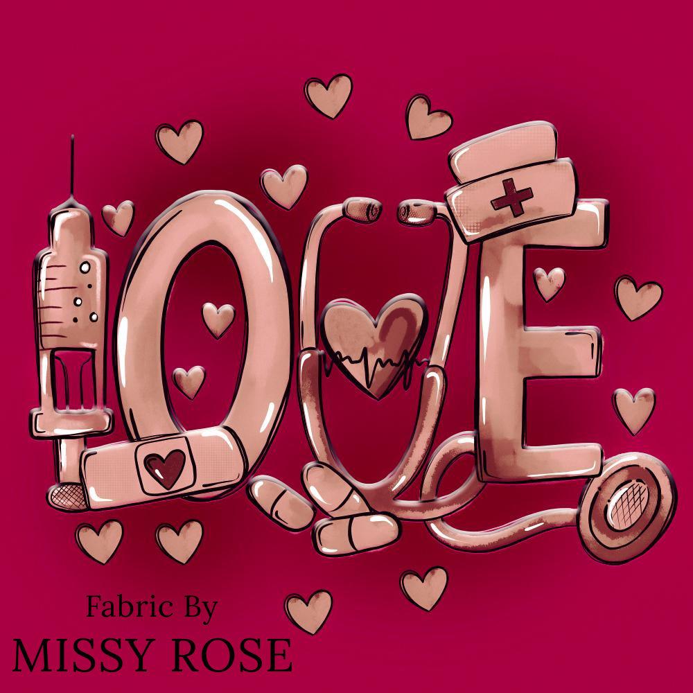 Design 439 Panel Fabric – custom printed pre-order fabric Australia | Fabric by Missy Rose