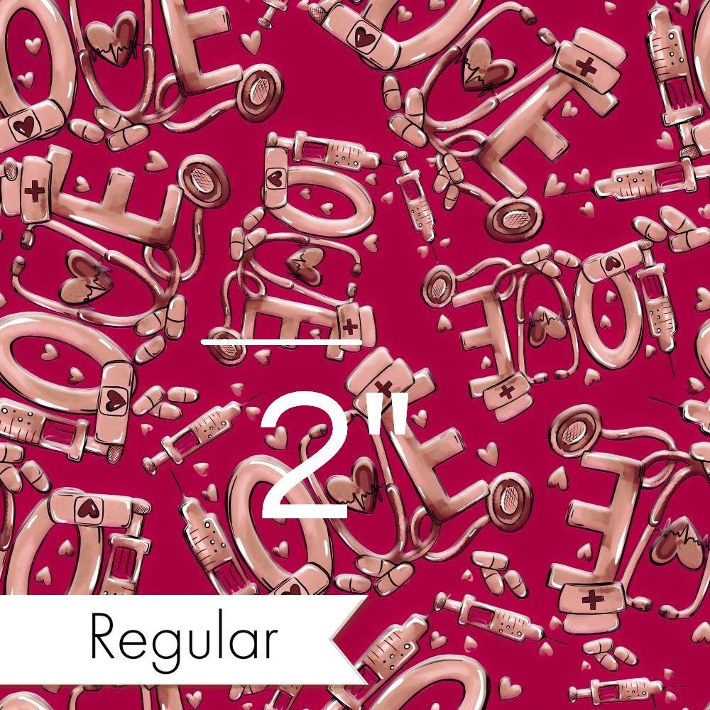 Design 439 Red Nurse Fabric – premium custom printed fabric for sewing | Fabric by Missy Rose