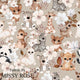 Design 442 - Neutral Safari Animals Fabric