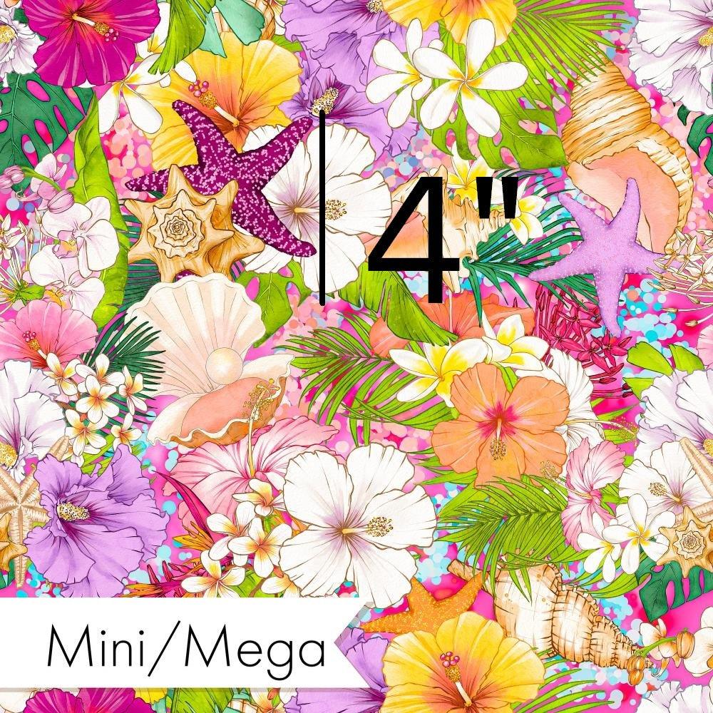 Design 445 Tropical Floral Fabric – made-to-order custom fabric by the metre | Fabric by Missy Rose