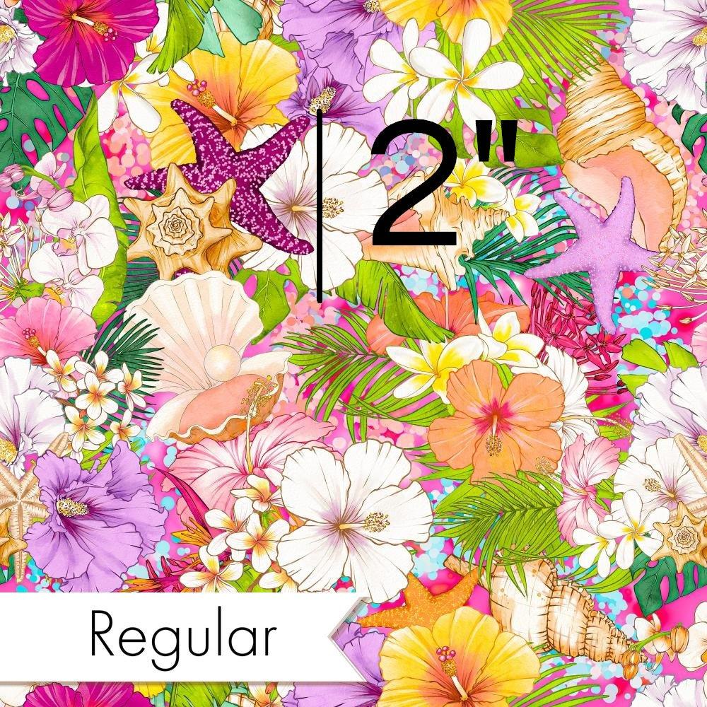 Design 445 Tropical Floral Fabric – custom printed pre-order fabric Australia | Fabric by Missy Rose
