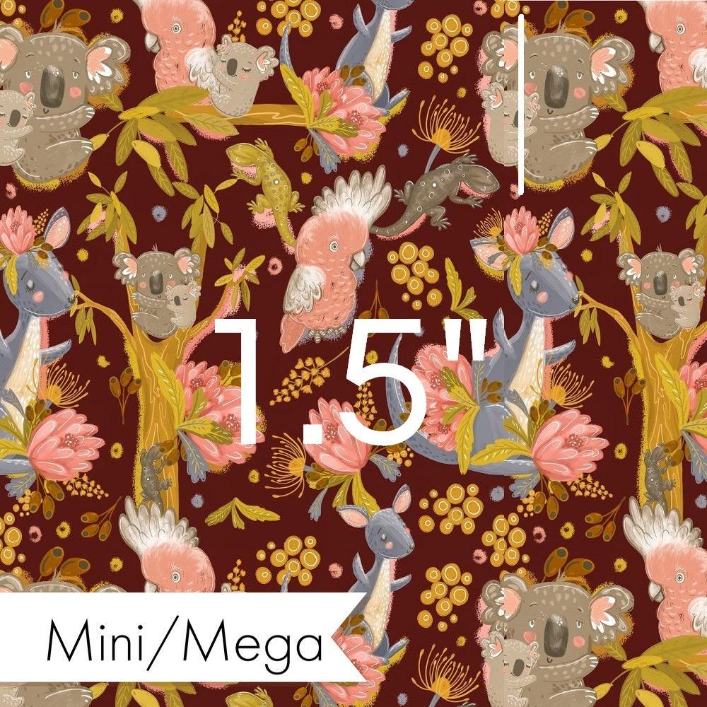 Design 446 Rustic Australian Animals fabric – pre-order designer fabric Australia | Fabric by Missy Rose