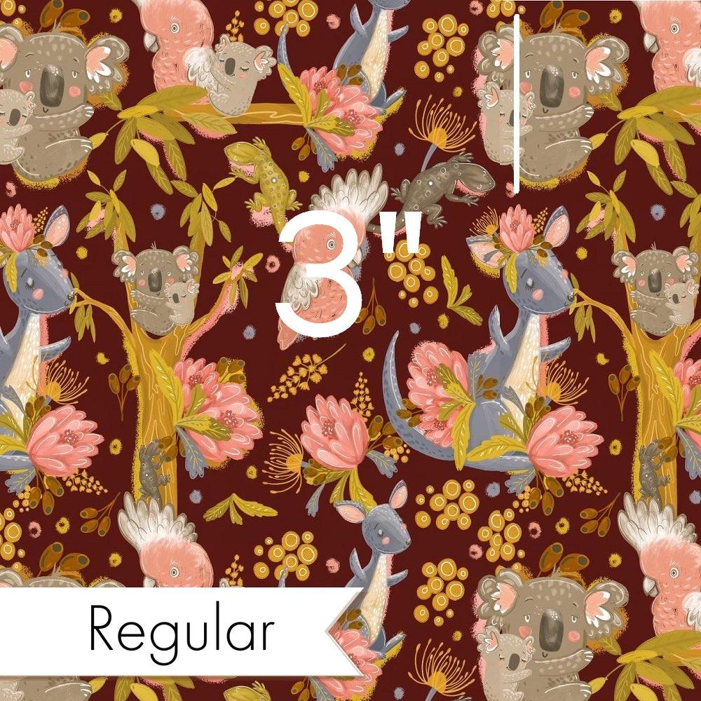 Design 446 Rustic Australian Animals fabric – premium custom printed fabric for sewing | Fabric by Missy Rose