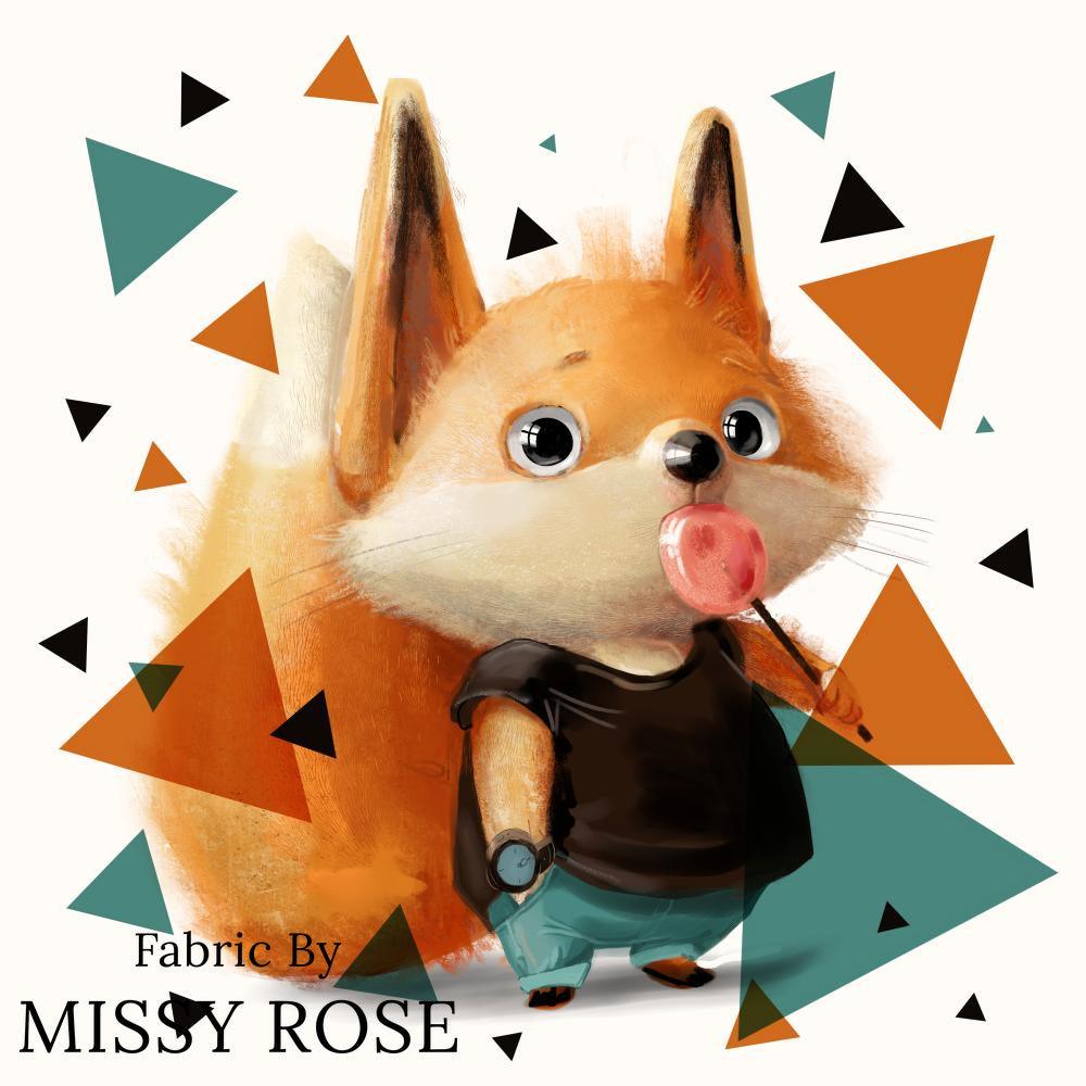 Design 447 Panel Fabric – custom printed pre-order fabric Australia | Fabric by Missy Rose