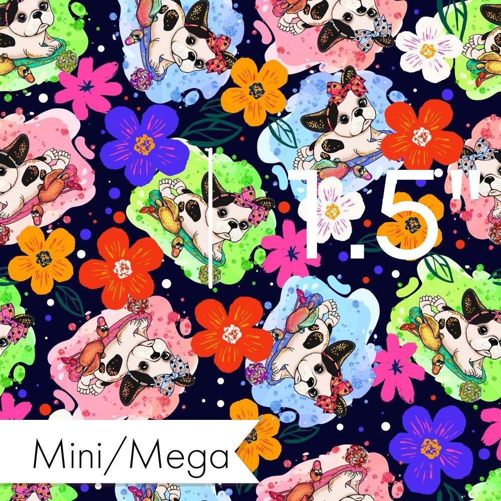 Design 448 French Bulldog Fabric – premium custom printed fabric for sewing | Fabric by Missy Rose