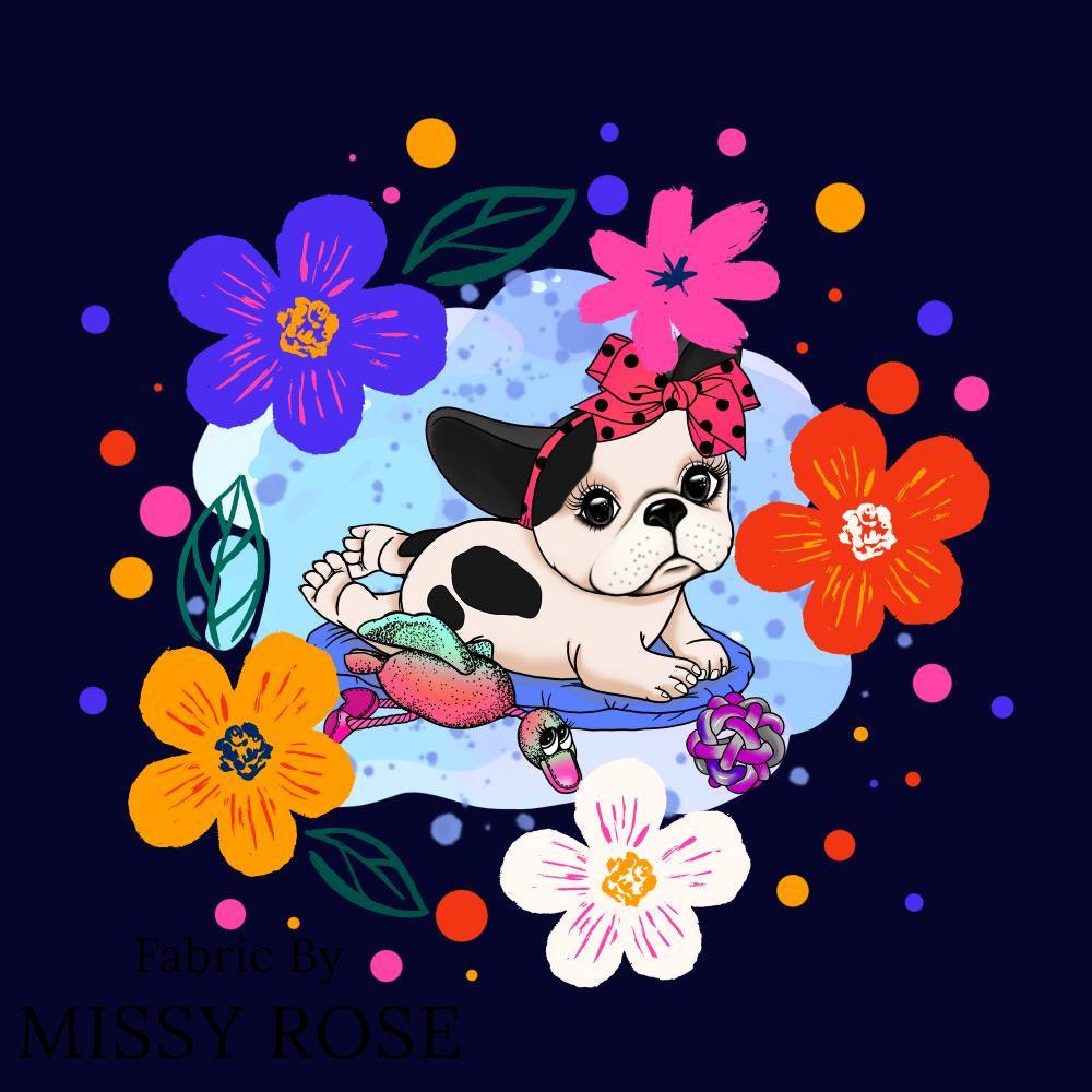 Design 448 Panel Fabric – premium custom printed fabric for sewing | Fabric by Missy Rose