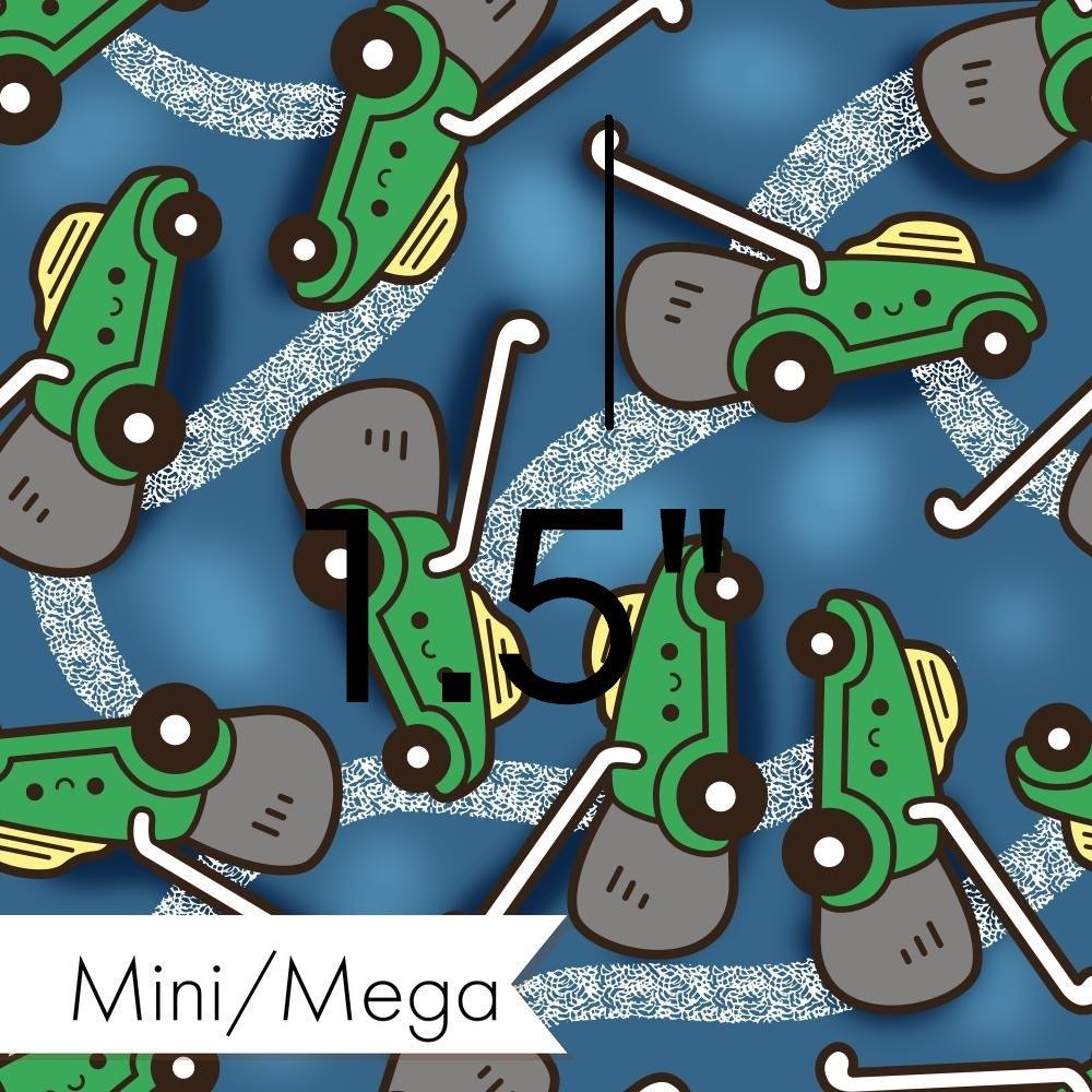 Design 455 Lawnmower Fabric – made-to-order custom fabric by the metre | Fabric by Missy Rose