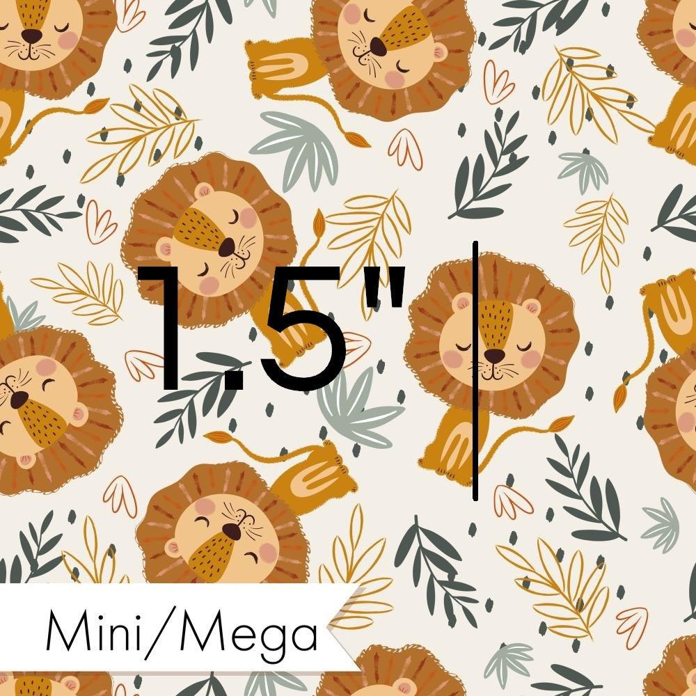 Design 456 Lion Fabric – premium custom printed fabric for sewing | Fabric by Missy Rose