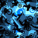 Design 461 - Geometric Motorbike Fabric