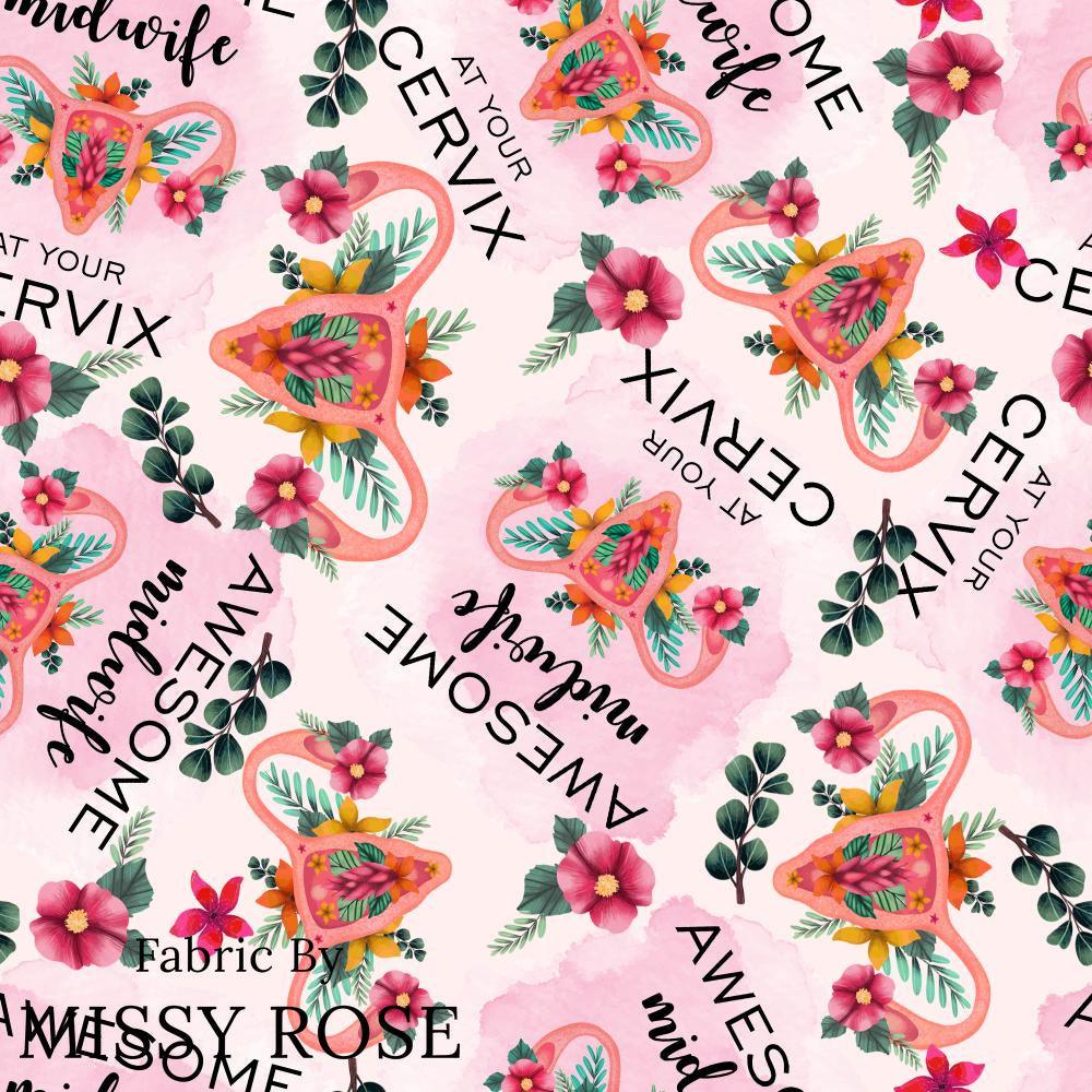 Design 464 Midwife Fabric – made-to-order custom fabric by the metre | Fabric by Missy Rose