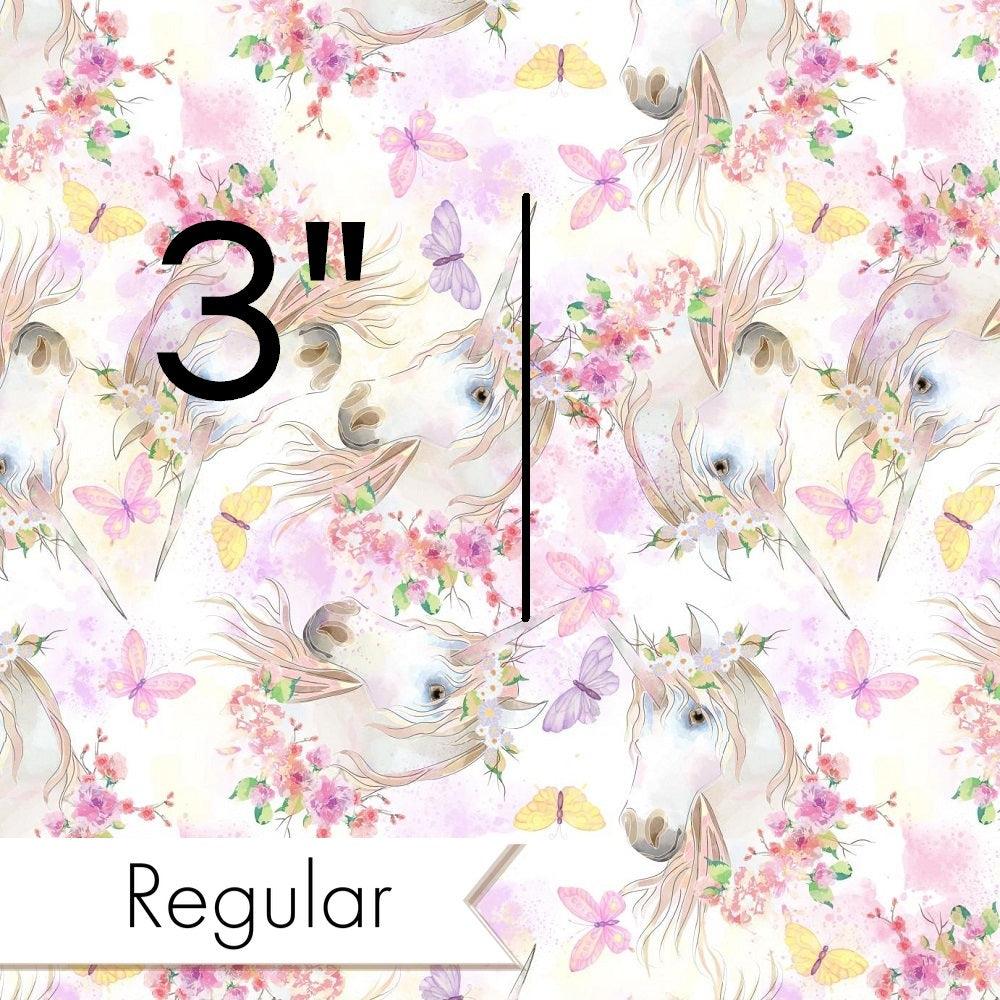 Design 469 Floral Unicorn Fabric – custom printed pre-order fabric Australia | Fabric by Missy Rose