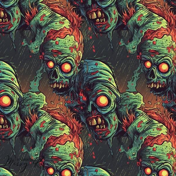 Design 47 - Zombie Fabric - Fabric by Missy Rose Pre-Order