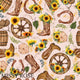Design 472 - Western Sunflower Fabric
