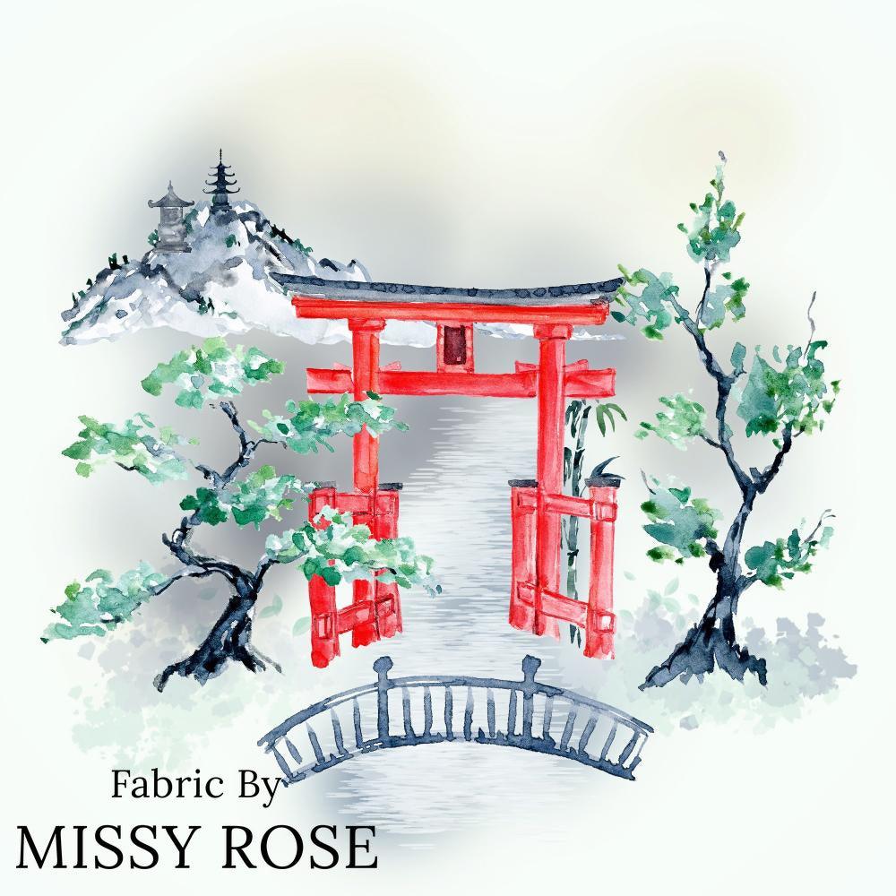 Design 474 Panel Fabric – made-to-order custom fabric by the metre | Fabric by Missy Rose