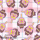 Design 483 - Plaid Ice Cream Fabric