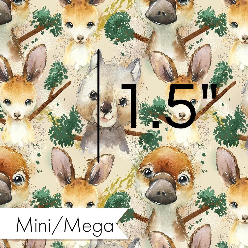 Design 486 Neutral Australian Animals fabric – Australian custom printed fabric pre-order | Fabric by Missy Rose