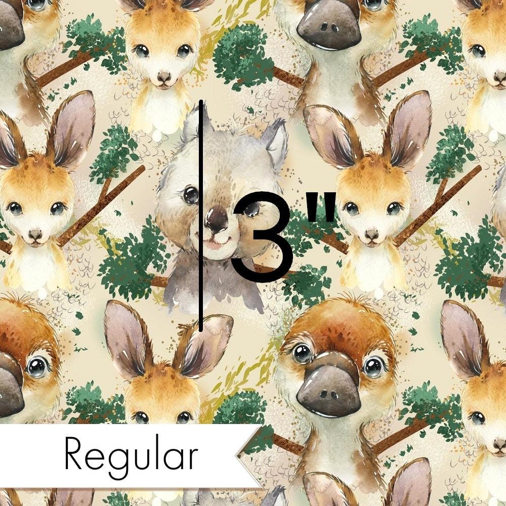 Design 486 Neutral Australian Animals fabric – made-to-order custom fabric by the metre | Fabric by Missy Rose