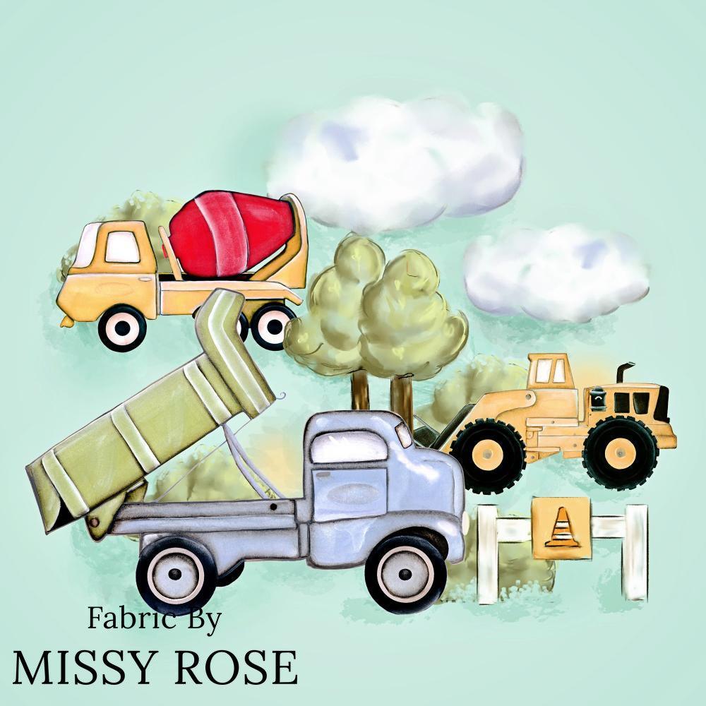 Design 488 Panel Fabric – premium custom printed fabric for sewing | Fabric by Missy Rose