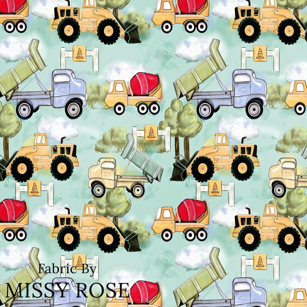 Design 488 Worksite Fabric – custom printed pre-order fabric Australia | Fabric by Missy Rose
