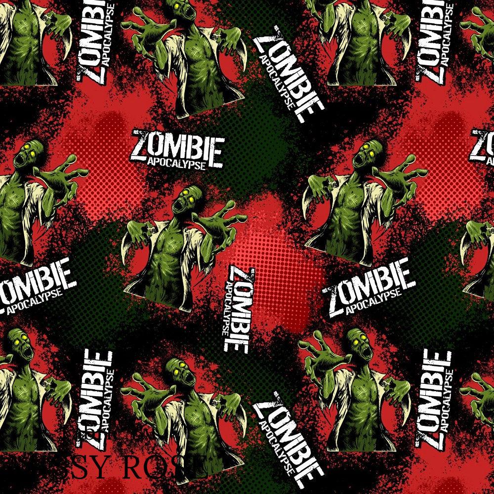 Design 492 Zombie Fabric – Australian custom printed fabric pre-order | Fabric by Missy Rose