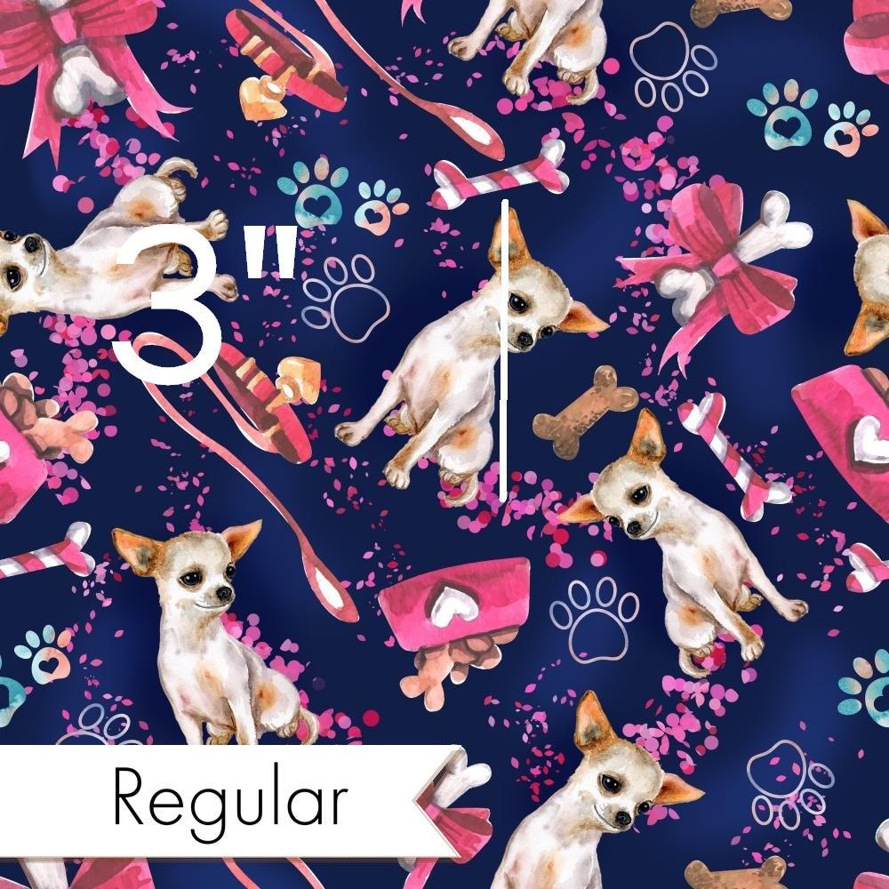 Design 493 Chihuahua Fabric – custom printed pre-order fabric Australia | Fabric by Missy Rose