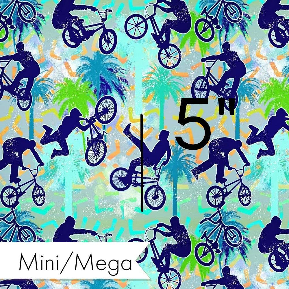 Design 497 BMX Fabric – premium custom printed fabric for sewing | Fabric by Missy Rose