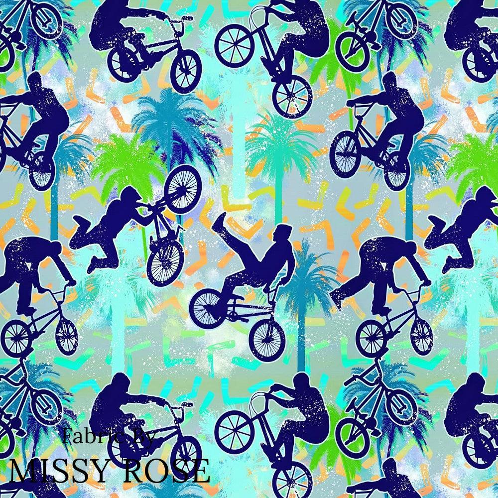 Design 497 BMX Fabric – made-to-order custom fabric by the metre | Fabric by Missy Rose