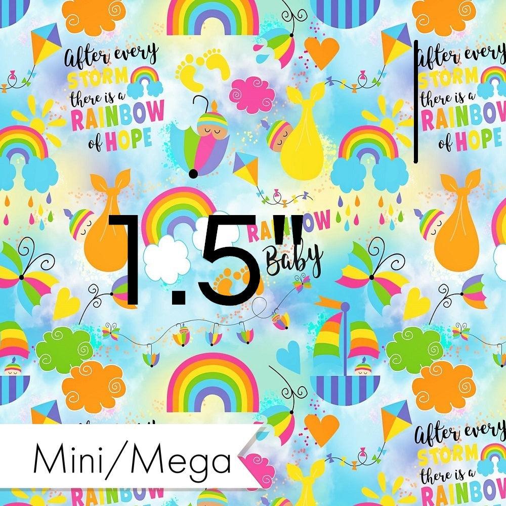 Design 498 Rainbow Baby Fabric – made-to-order custom fabric by the metre | Fabric by Missy Rose