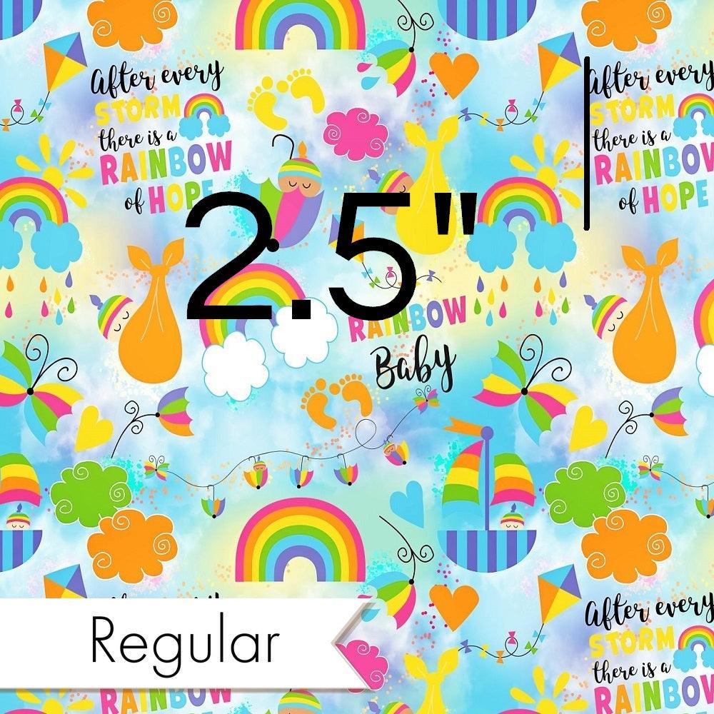 Design 498 Rainbow Baby Fabric – custom printed pre-order fabric Australia | Fabric by Missy Rose