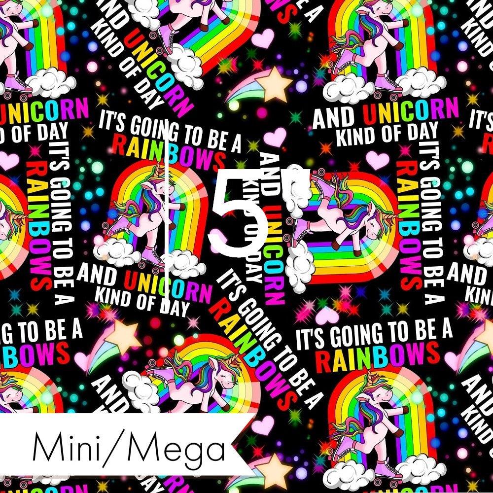 Design 499 Rainbow Unicorn Fabric – Australian custom printed fabric pre-order | Fabric by Missy Rose