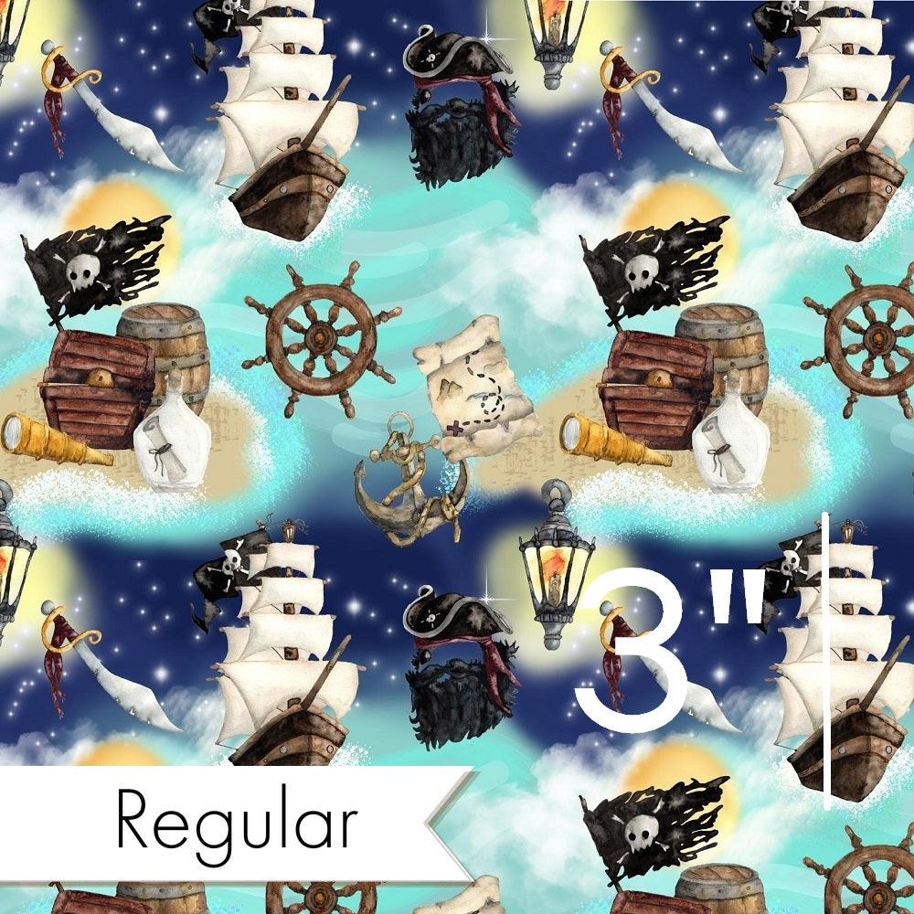 Design 5 Pirate Ship Fabric – made-to-order custom fabric by the metre | Fabric by Missy Rose