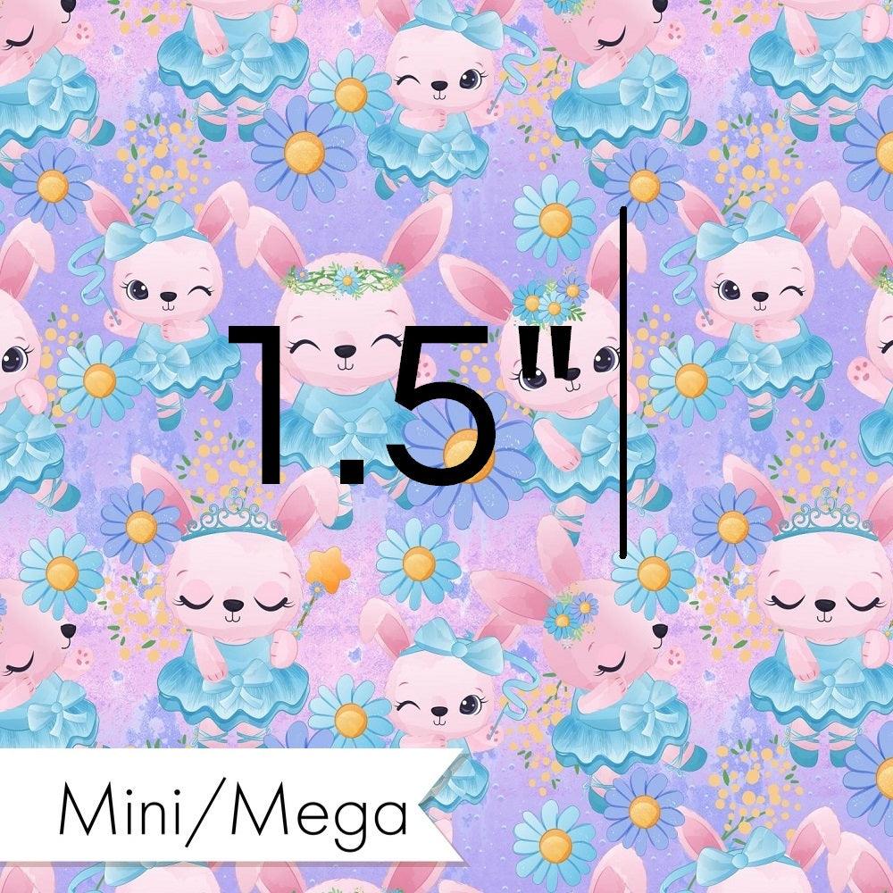 Design 50 Ballerina Bunny Fabric – made-to-order custom fabric by the metre | Fabric by Missy Rose
