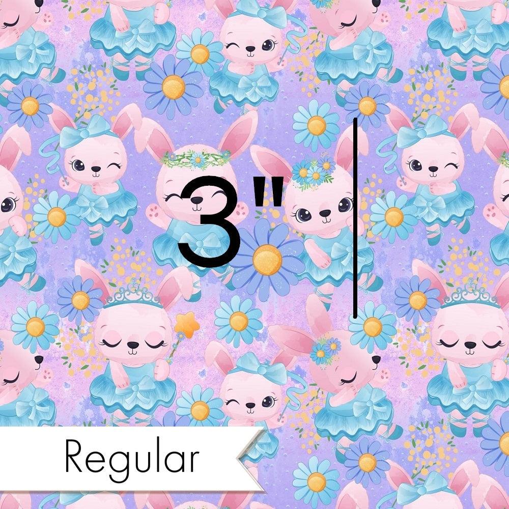 Design 50 Ballerina Bunny Fabric – custom printed pre-order fabric Australia | Fabric by Missy Rose